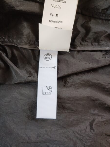 STONE ISLAND GIUBBINO 42020 NYLON METAL WATRO ANTI VENTO/PIOGGIA NERO - Image 17