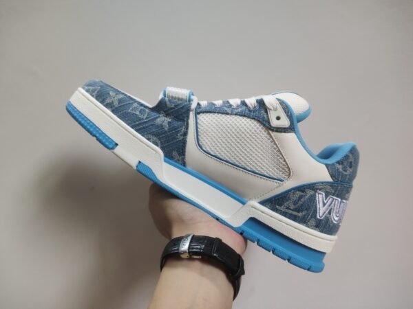 LV TRAINERS BLU DENIM - Image 6