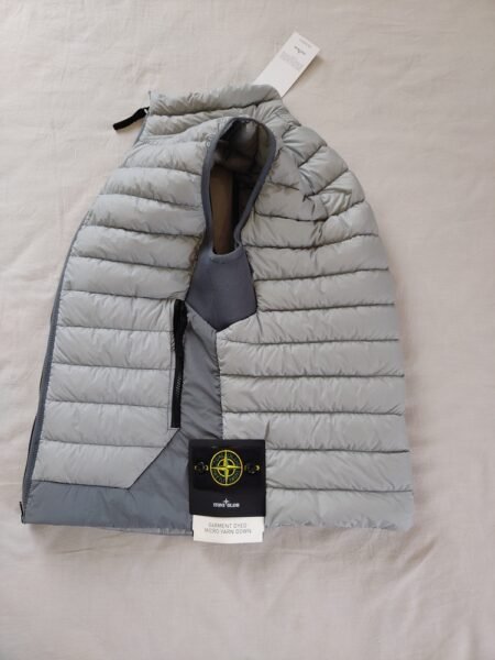 STONE ISLAND SMANICATO G0124 GRIGIO CHIARO - Image 9