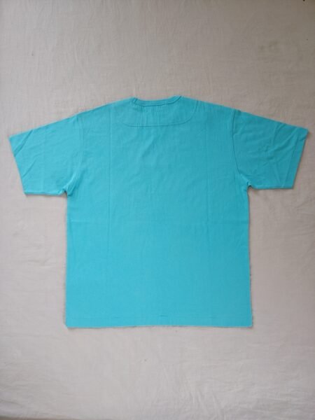 STONE ISLAND T SHIRT 20444 OVERSIZE FIT RICAMATA CIANO - Image 3