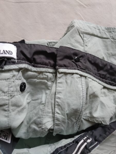 STONE ISLAND PANTALONCINO L0803 STRETCH COTTON CARGO SKY COLOR - Image 5