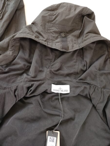STONE ISLAND GIUBBINO 801540922 CRINKLE ANTIVENTO/ANTI PIOGGIA NERO - Image 14