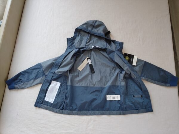 STONE ISLAND GIUBBINO 42020 NYLON METAL WATRO ANTI VENTO/PIOGGIA BLU - Image 9
