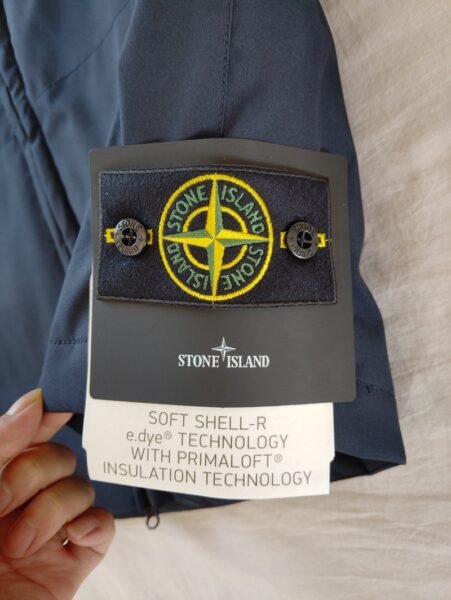 STONE ISLAND SMANICATO G0327 SOFT SHELL PADDED BLU SCURO - Image 8