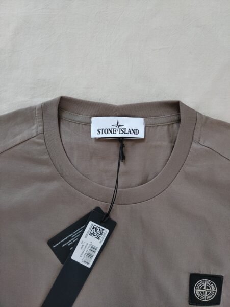 STONE ISLAND T SHIRT 24113 MERCERISED COTTON GRIGIO SCURO - Image 4