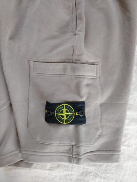 STONE ISLAND PANTALONCINO 64651 SWEAT GRIGIO SCURO - Image 5