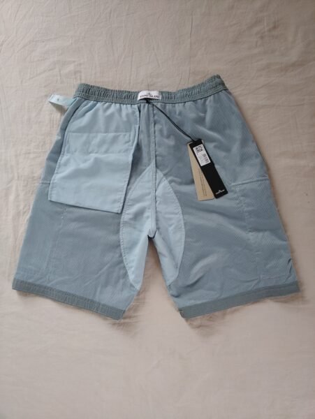 STONE ISLAND PANTALONCINO L0219 NYLON METAL SKY COLOR - Image 9