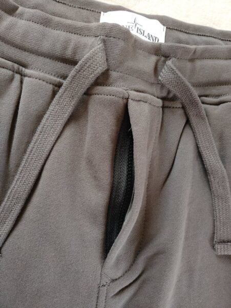STONE ISLAND PANTALONCINO 64651 SWEAT COLOR CARBONE - Image 3