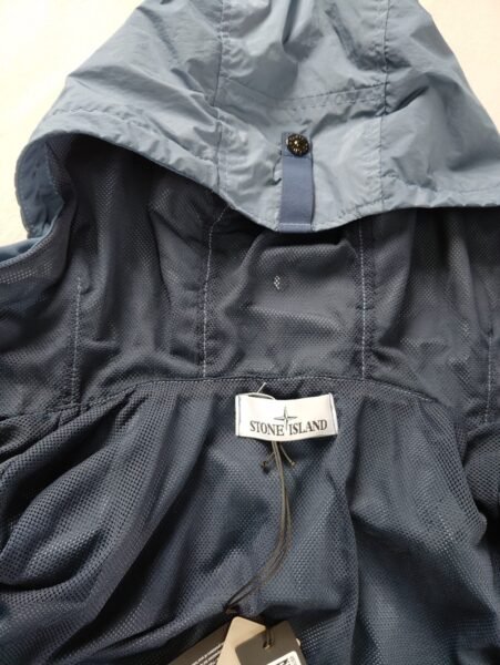 STONE ISLAND GIUBBINO 801540922 CRINKLE ANTIVENTO/ANTI PIOGGIA BLU - Image 7