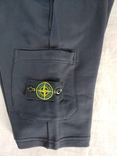 STONE ISLAND PANTALONCINO 64651 SWEAT BLU SCURO - Image 5