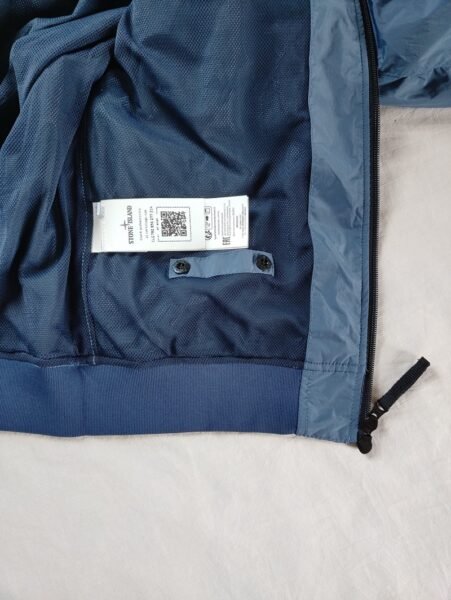 STONE ISLAND GIUBBINO 41022 CRINKLE ANTIVENTO/ANTI PIOGGIA BLU - Image 12