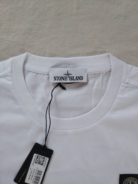 STONE ISLAND LONG SLEEVE 22713 BIANCO - Image 3
