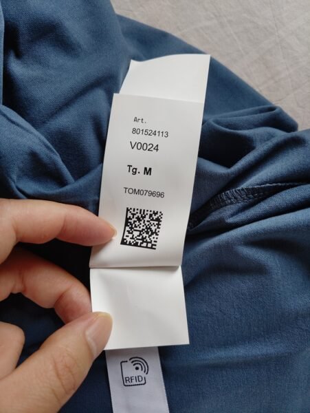 STONE ISLAND T SHIRT 24113 MERCERISED COTTON BLU SCURO - Image 11