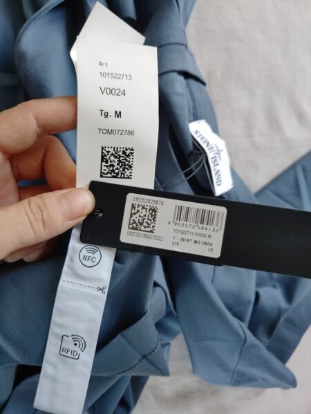 STONE ISLAND LONG SLEEVE 22713 BLU CHIARO - Image 6