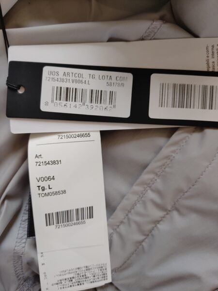 STONE ISLAND GIUBBINO 43831 SKIN TOUCH PACKABLE GRIGIO - Image 5