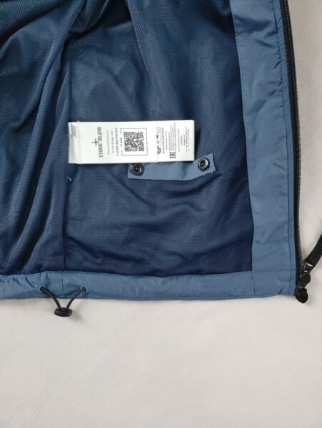 STONE ISLAND GIUBBINO 801540922 CRINKLE ANTIVENTO/ANTI PIOGGIA BLU - Image 12
