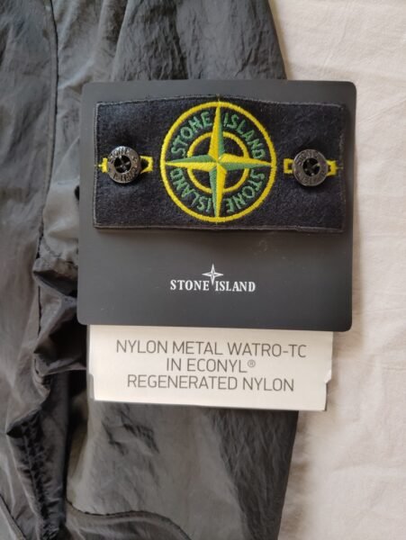 STONE ISLAND GIUBBINO 42020 NYLON METAL WATRO ANTI VENTO/PIOGGIA NERO - Image 19
