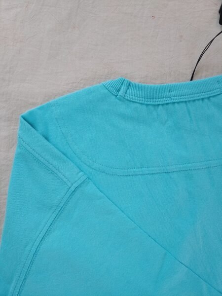 STONE ISLAND T SHIRT 20444 OVERSIZE FIT RICAMATA CIANO - Image 6