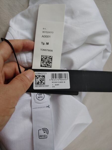 STONE ISLAND T SHIRT 24113 MERCERISED COTTON BIANCO - Image 5