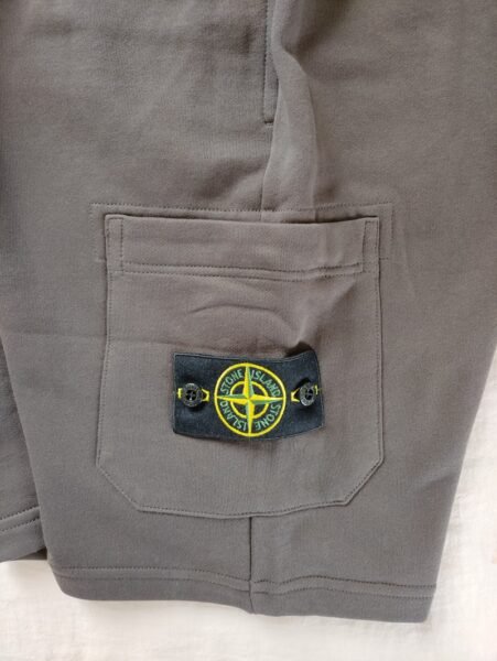 STONE ISLAND PANTALONCINO 64651 SWEAT COLOR CARBONE - Image 6