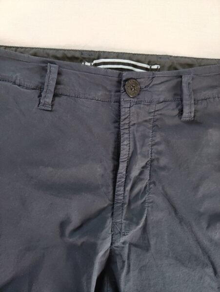 STONE ISLAND PANTALONCINO L0803 STRETCH COTTON CARGO BLU SCURO - Image 5