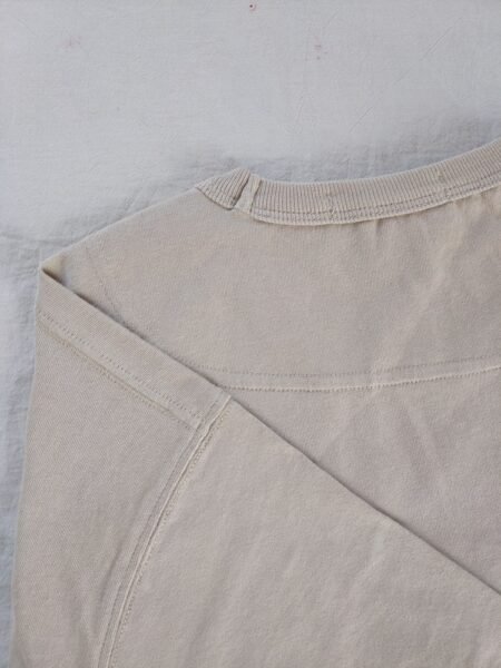 STONE ISLAND T SHIRT 20444 OVERSIZE FIT RICAMATA BEIGE - Image 6