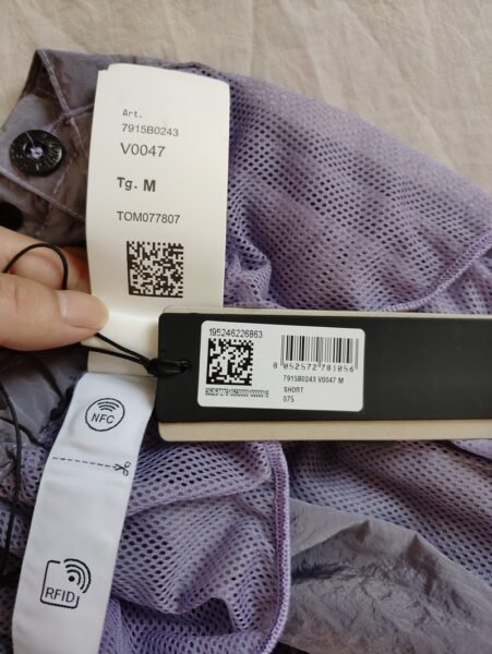 STONE ISLAND COSTUME DA BAGNO B0243 NYLON COLOR LAVANDA - Image 7