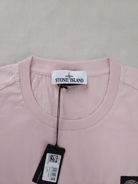 STONE ISLAND T SHIRT 24113 MERCERISED COTTON ROSA - Image 5