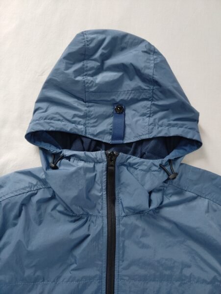 STONE ISLAND GIUBBINO 801540922 CRINKLE ANTIVENTO/ANTI PIOGGIA BLU - Image 9