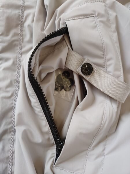 STONE ISLAND GIUBBINO 43831 SKIN TOUCH PACKABLE GRIGIO - Image 7