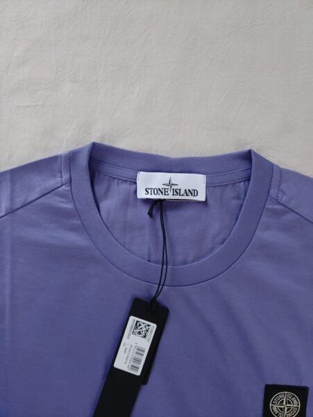 STONE ISLAND T SHIRT 24113 MERCERISED COTTON VIOLA - Image 5