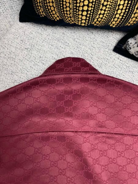 GUCCI CAMICIA BORDEAUX - Image 7