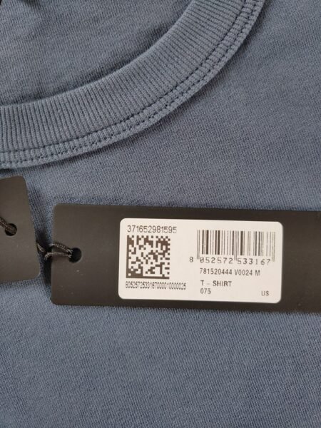 STONE ISLAND T SHIRT 20444 OVERSIZE FIT RICAMATA BLU - Image 16