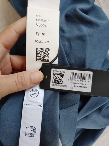 STONE ISLAND LONG SLEEVE 22713 BLU - Image 5