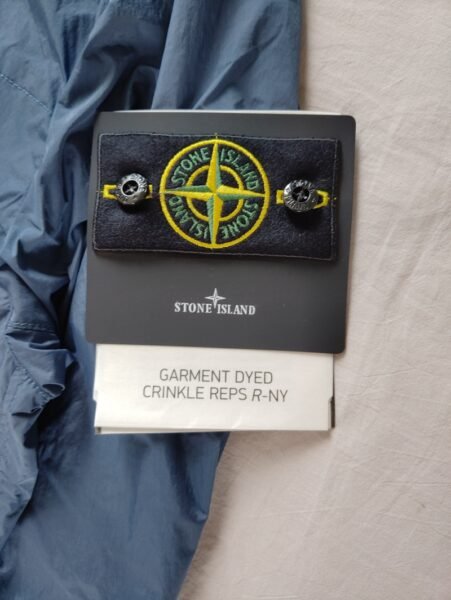 STONE ISLAND GIUBBINO 41022 CRINKLE ANTIVENTO/ANTI PIOGGIA BLU - Image 11