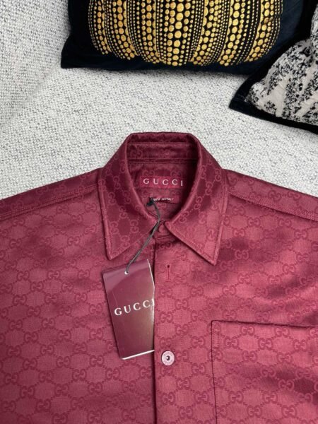GUCCI CAMICIA BORDEAUX - Image 8