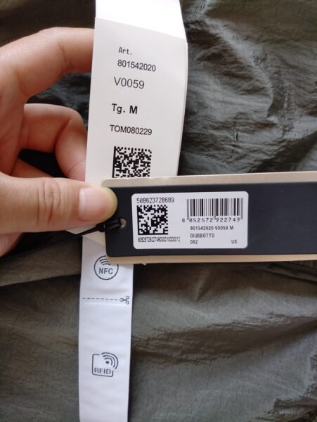 STONE ISLAND GIUBBINO 42020 NYLON METAL WATRO ANTI VENTO/PIOGGIA VERDE - Image 13