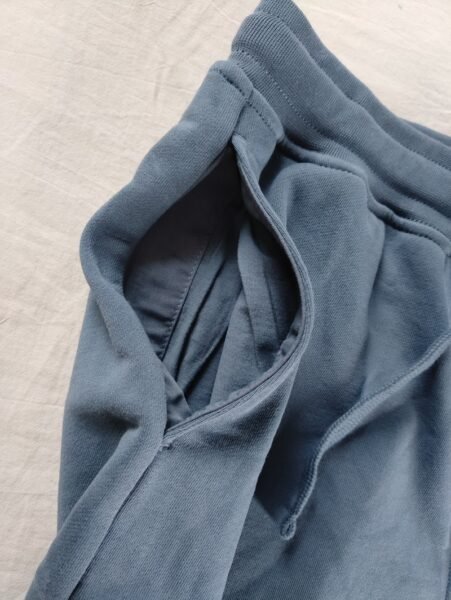STONE ISLAND PANTALONCINO 64651 SWEAT BLU CHIARO - Image 6