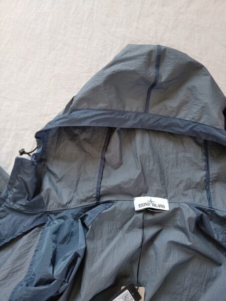 STONE ISLAND GIUBBINO 42020 NYLON METAL WATRO ANTI VENTO/PIOGGIA BLU - Image 11