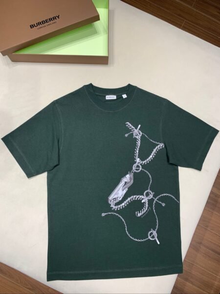 BURBERRY T SHIRT VERDE - Image 9