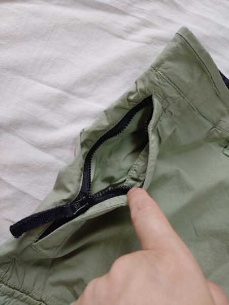 STONE ISLAND PANTALONCINO L0803 STRETCH COTTON CARGO VERDE - Image 6