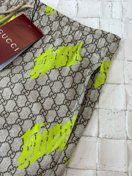 GUCCI COSTUME DA BAGNO / SWIM BEIGE E LIME - Image 9