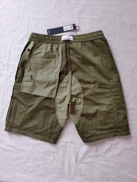 STONE ISLAND PANTALONCINO L0219 NYLON METAL VERDE - Image 9