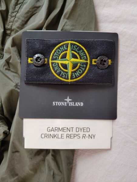 STONE ISLAND GIUBBINO 41022 CRINKLE ANTIVENTO/ANTI PIOGGIA VERDE - Image 11