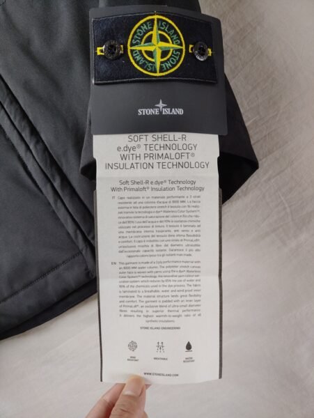 STONE ISLAND SMANICATO G0327 SOFT SHELL PADDED NERO - Image 22