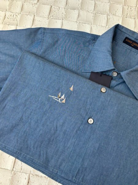 LOUIS VUITTON CAMICIA BLU CHIARO - Image 5