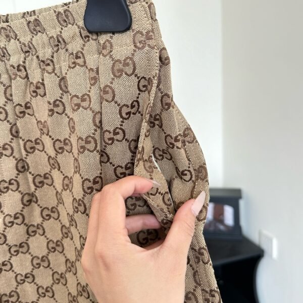 GUCCI PANTALONCINO MARRONE - Image 5