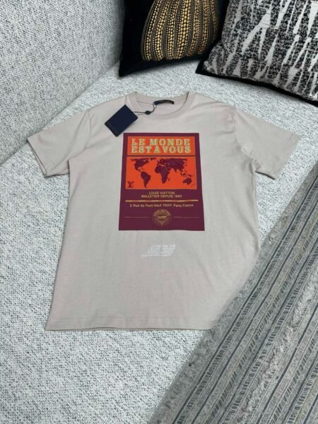 LOUIS VUITTON T SHIRT MARRONE - Image 2