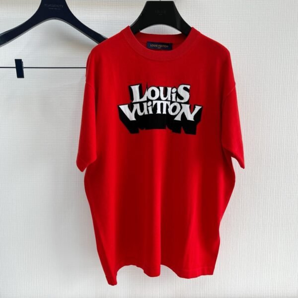 LOUIS VUITTON T SHIRT ROSSO - Image 3
