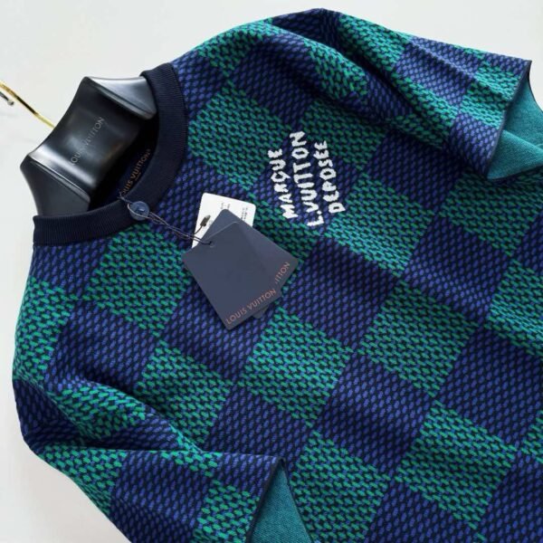 LOUIS VUITTON T SHIRT BLU E VERDE - Image 6